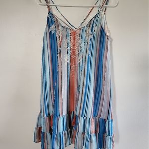 Chelsea and Violet boho flowy strappy dress Women's S NWT